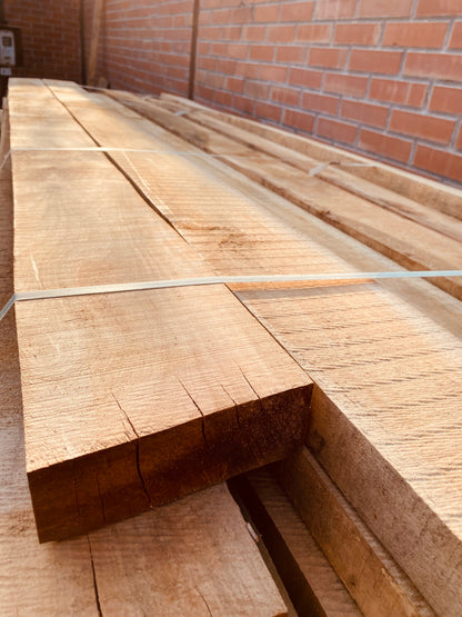 Viga roble dimensionado bruto 2X6X2.80