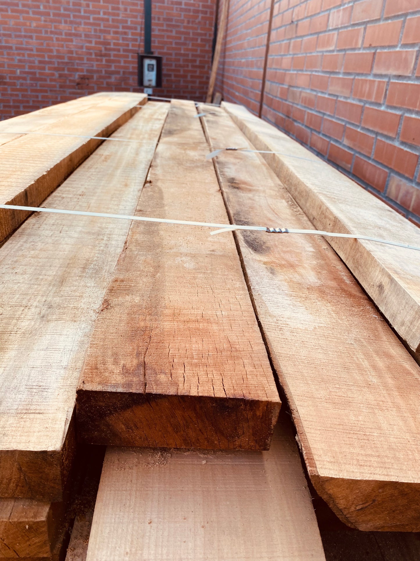 Viga roble dimensionado bruto 2X6X2.80