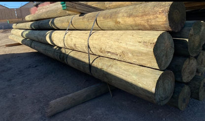 Poste Impregnado 8" a 9" X 8.00